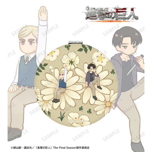 『進撃の巨人』エルヴィン&リヴァイ Botania 第2弾 折りたたみミラー【202503再販】